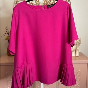 Eloquii Women's Pink Pleated size 20‎ top